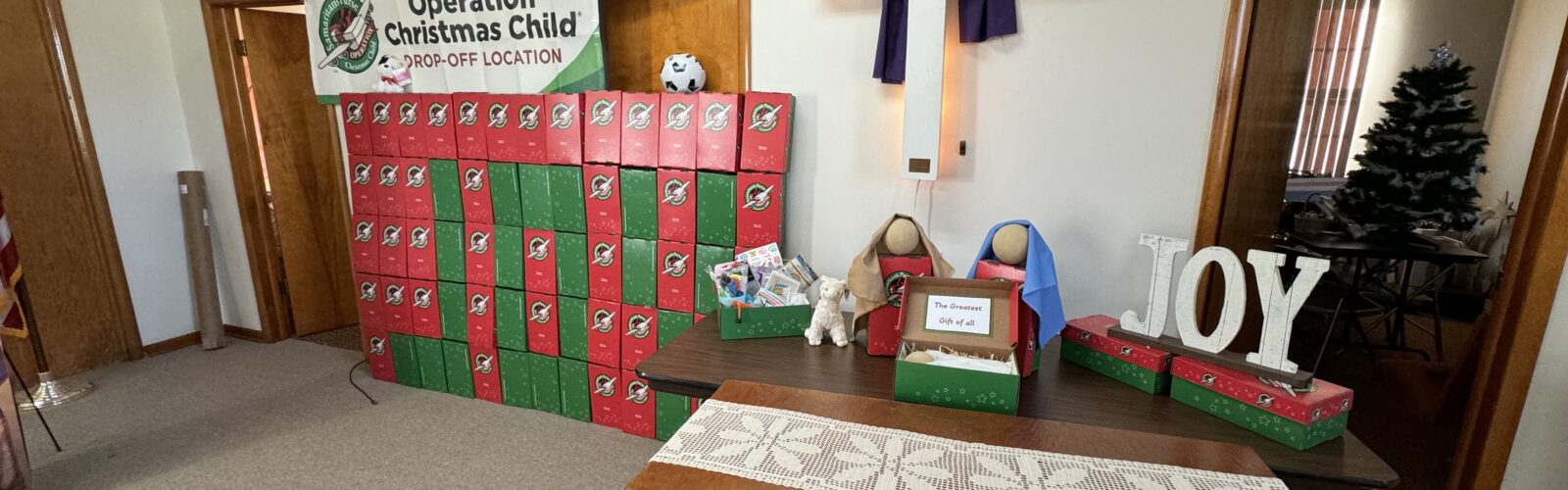 OCC Boxes In A Church