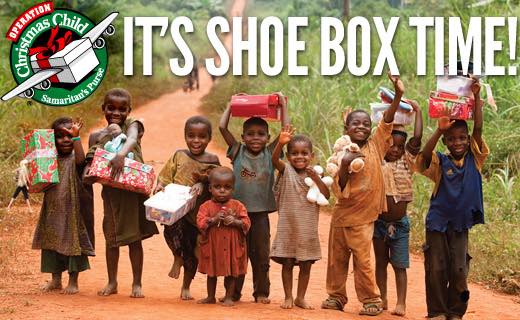It's Shoe Box Time